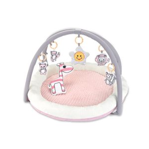 Kikkaboo Tapis de jeu avec oreiller Soft touch Giraffe