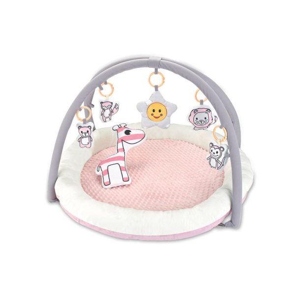 Kikkaboo Tapis de jeu avec oreiller Soft touch Giraffe